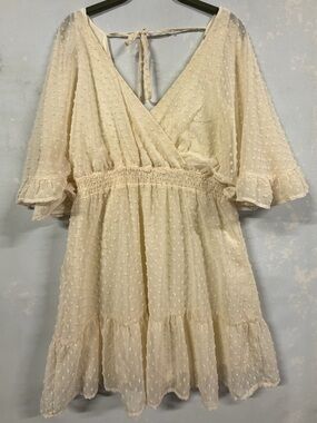 Alter’d State Cream Babydoll Dress